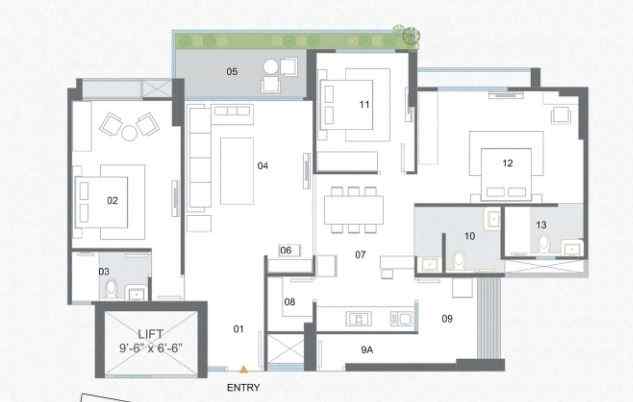 Typecal Floor Plan